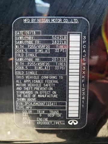 5N1DL0MN4KC521704 - Infiniti QX60 2019