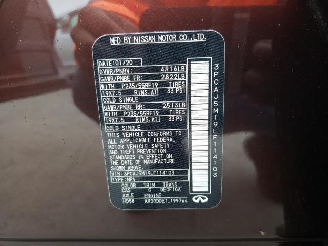 5N1DL0MM6LC541025 - Infiniti QX60 2020