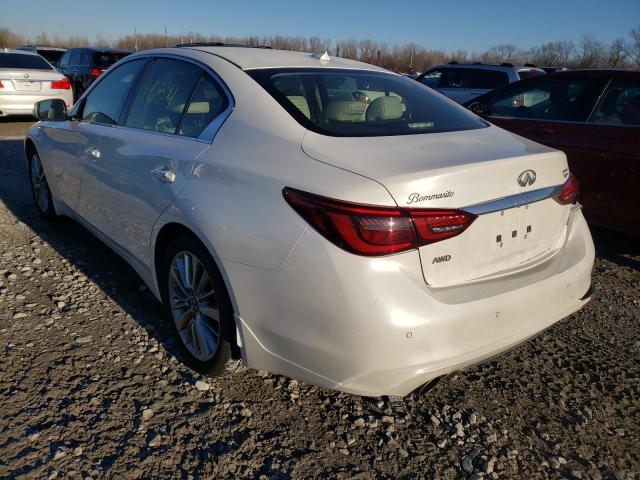 Infiniti Q50 2021 аукцион фото