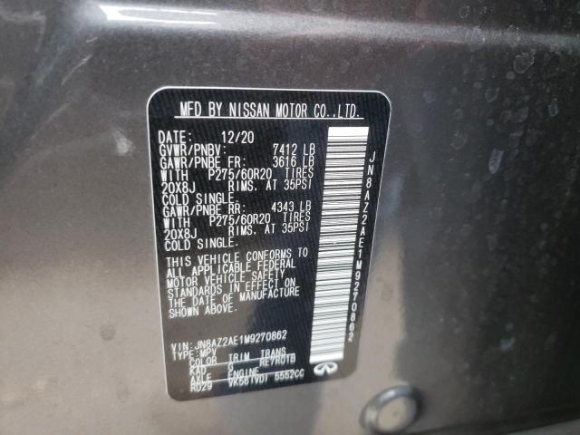 5N1DL0MM2LC527137 - Infiniti QX60 2020