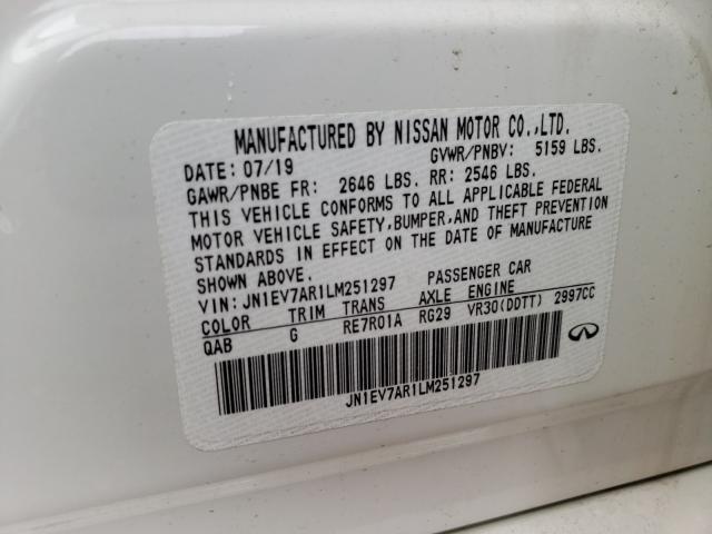 JN1EV7AR4LM251570 - Infiniti Q50 2020